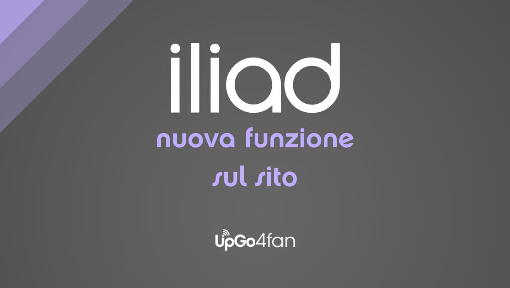Nuova funzione sul sito Iliad