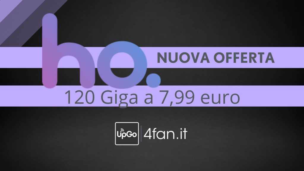 Ho Mobile 120 giga a 7,99 euro