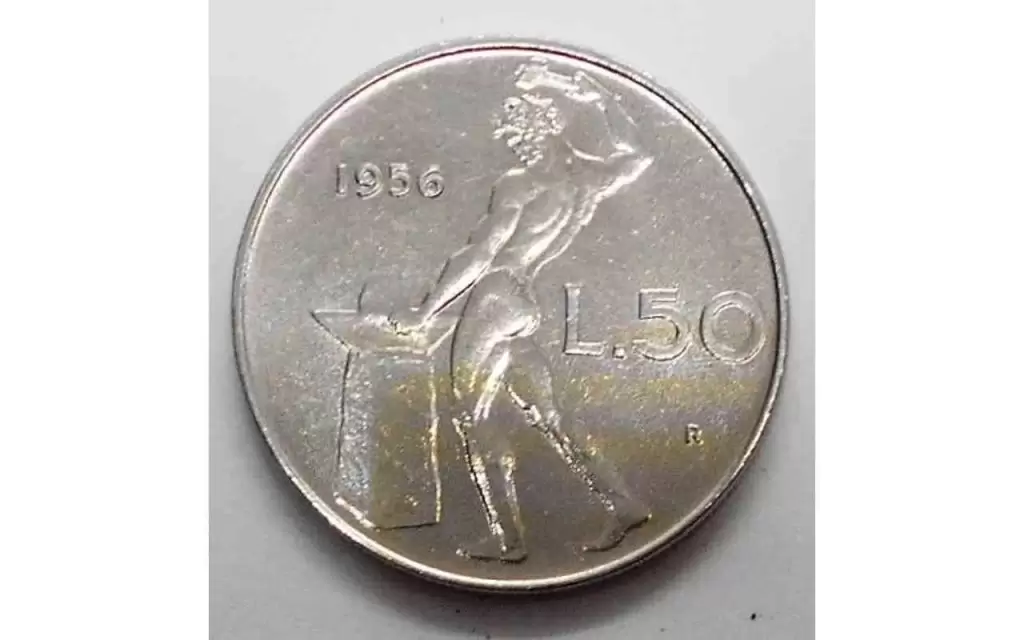 50 lire 1956 valore