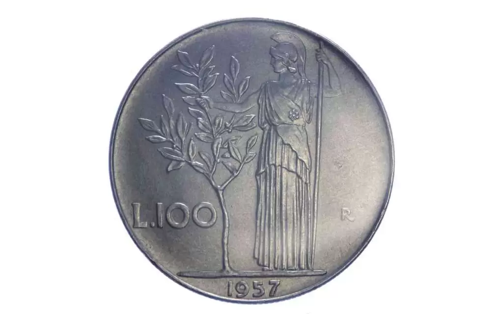 100 lire 1957 valore